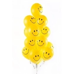 Воздушные шарики  Веселые смайлы