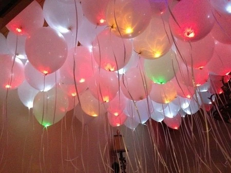 Светящиеся шары на свадьбу