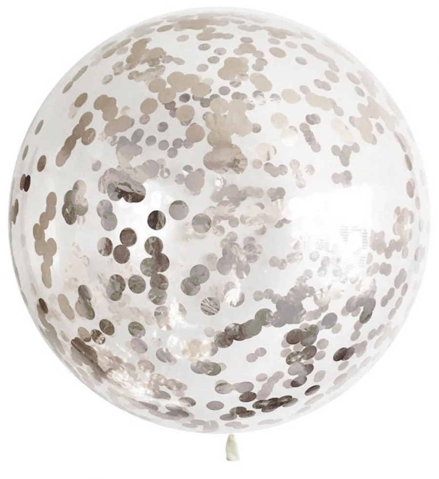 Прозрачный шар с конфетти