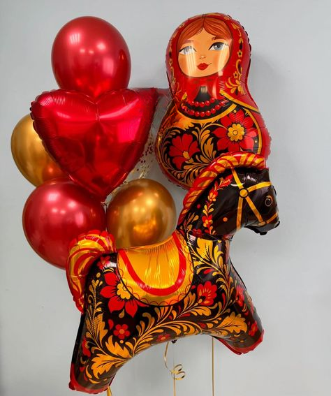 Композиция «Яркая хохлома»